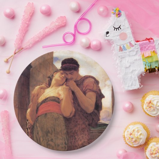 Wedded Bliss (von Frederic Leighton) Pappteller (Party)