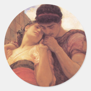 Wedded - Lord Frederick Leighton Runder Aufkleber