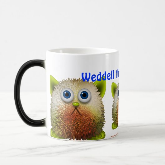 Weddell the Cudly Wuzzy Hintern Drink Tasse (Links)