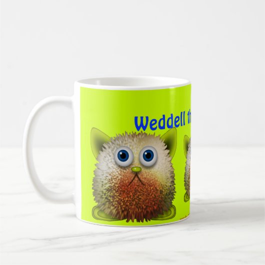 Weddell the Cudly Wuzzy-Hintern Drink Tasse (Links)