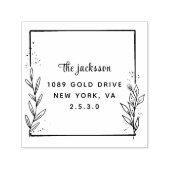 Weddin Couple Names Simple Typografy Wedding Permastempel (Design)