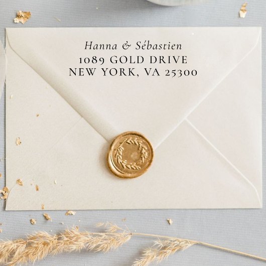 Weddin Couple Names Simple Typografy Wedding Permastempel