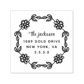 Weddin Couple Names Simple Typografy Wedding Permastempel (Design)