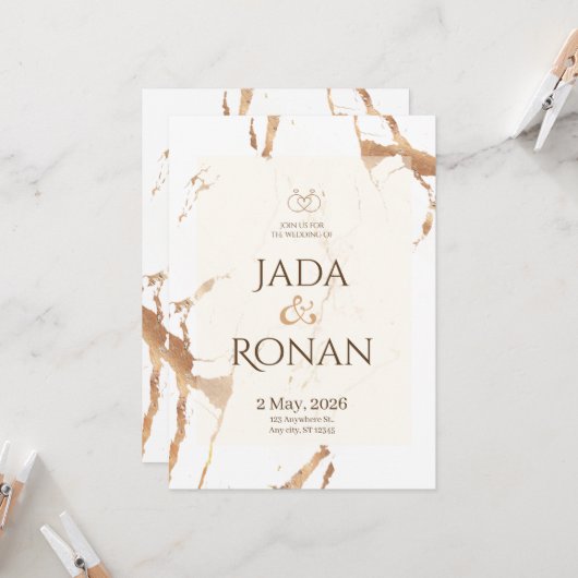 Wedding (Vorderseite/Rückseite Beispiel)