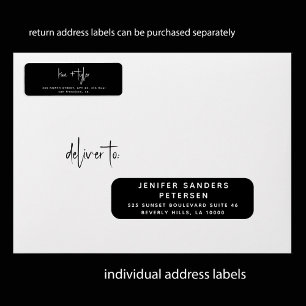 Wedding 24 Gastadresse RUNDED Black Label