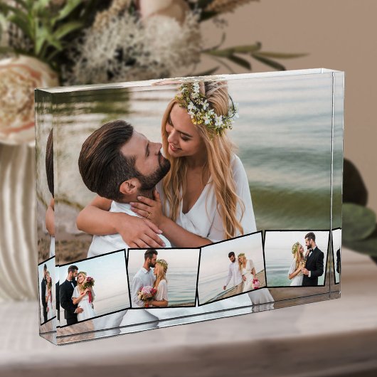 Wedding 5 Foto Collage Zigzag Foto Strip