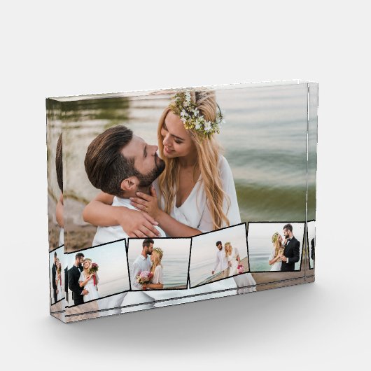 Wedding 5 Foto Collage Zigzag Foto Strip (Links)