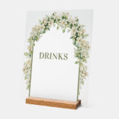 Wedding Activities Table Signs Acrylschild (Winkel)