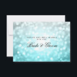 Wedding Advice Card Beach Ombre Bokeh Lights Hinweiskarte<br><div class="desc">Elegantes Brautparty / Polterabend "Wedding Advice Card" für die Braut und Bräutigam mit glamourösen Beach Ombre (türkis   silber) Bokeh Glitzer Lichter und Sondertext. Einfach zu bedienen und leicht zu personalisieren. Bestelle noch heute!</div>