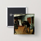 Wedding am Fotografen, 1878-9 Button (Vorne & Hinten)