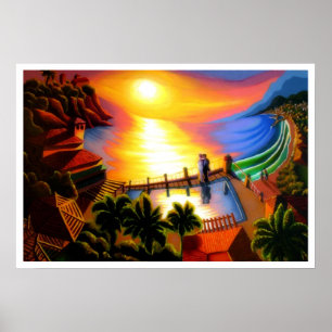 Wedding an Màlaga-Bucht Poster