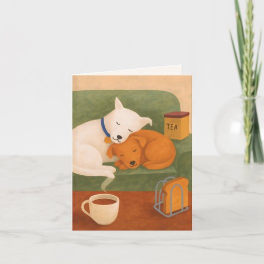 Wedding Anniversary Dog lover card Karte (Vorderseite)