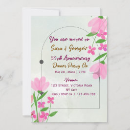 Wedding Anniversary Invitations  Einladung