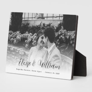Wedding Anniversary Photo Keepsake Fotoplatte