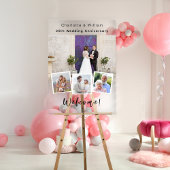 Wedding anniversary photo welcome clear sign acrylschild