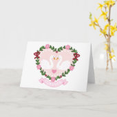 Wedding Anniversary Valentine Forever in Love Karte (Gelbe Blume)