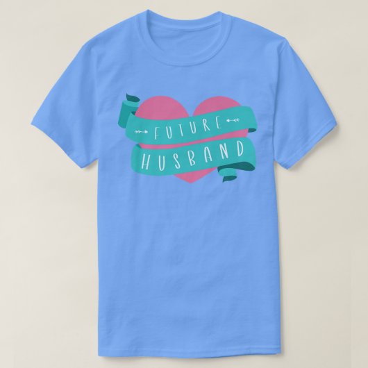 Wedding Announcement Husband To Be Future Husban T-Shirt (Design vorne)