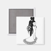 Wedding apolonija magnet (Vorderseite/Rückseite)
