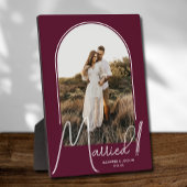 Wedding Arch Foto Burgundy Fotoplatte