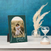 Wedding Arch Foto Emerald Green Fotoplatte (Seite)