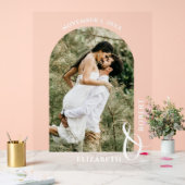 Wedding Arched Photo Welcome Sign Acrylschild (Hochzeit)