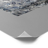 Wedding Art Nouveau Silver Apples MacDonald 1912 Poster (Ecke)