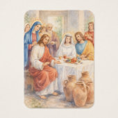 Wedding at Cana Catholic Marriage Blessing Invitat (Vorderseite)