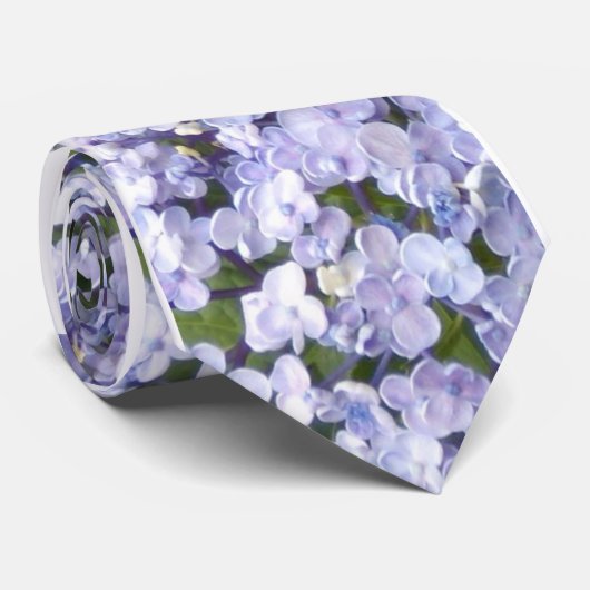 Wedding Baby-Blauhydrangea-Blumenblätter Krawatte (Gerollt)