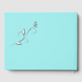 Wedding Bands Aqua Wedding Gästebuch (Rückseite)