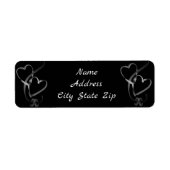 **WEDDING BANDS** RETURN ADDRES LABELS (Vorne)