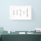 Wedding Banner “Together Is a Beautiful Place" (Messe)