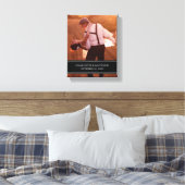 WEDDING BANNER | WEDING-LEINWAND LEINWANDDRUCK (Insitu (Schlafzimmer))