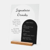 Wedding Bar Sign - Custom Arch Acrylic Display Acrylschild (Winkel)
