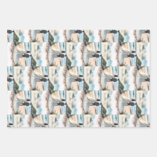 Wedding Beach Couple Geschenkpapier Set (Vorderseite 2)