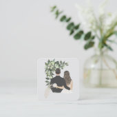 Wedding  begleitkarte (Stehend Vorderseite)