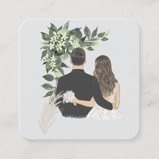 Wedding  begleitkarte (Vorderseite)