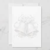 Wedding Bell Background Wedding Invitation Einladung (Rückseite)