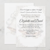 Wedding Bell Background Wedding Invitation Einladung (Vorne/Hinten)
