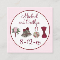 Wedding Bells Blume Bow Krawatte Bridal Rose Bouqu