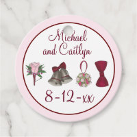 Wedding Bells Blume Bow Krawatte Bridal Rose Bouqu