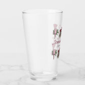 Wedding Bells Bow Krawatte Floral Bouquet Jubiläum Glas (Rechts)