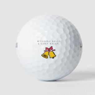 'Wedding Bells & Golf Balls' Hochzeitsgunst-Gesche Golfball
