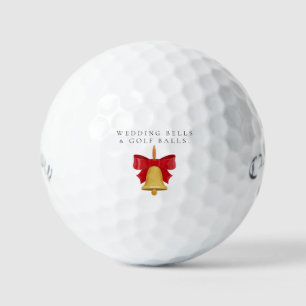 'Wedding Bells & Golf Balls' Hochzeitsgunst-Gesche Golfball