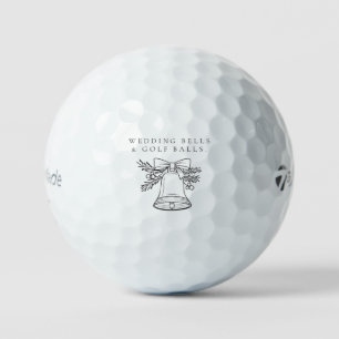 'Wedding Bells & Golf Balls' Hochzeitsgunst-Gesche Golfball