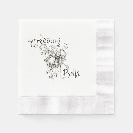 Wedding Bells Napkins Serviette (Vorderseite)