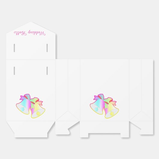 Wedding Bells White Geschenkschachtel (Ungefaltet)