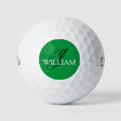 Wedding Best Man Gift Monogram Custom Cool Cute Golfball (Vorderseite)