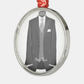 Wedding Best Man Tuxedo Christmas Gift Ornament (Links)