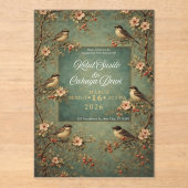 wedding birds acryleinladungen (Vorderseite)