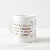 Wedding Blessing Kaffeetasse (Vorderseite Links)